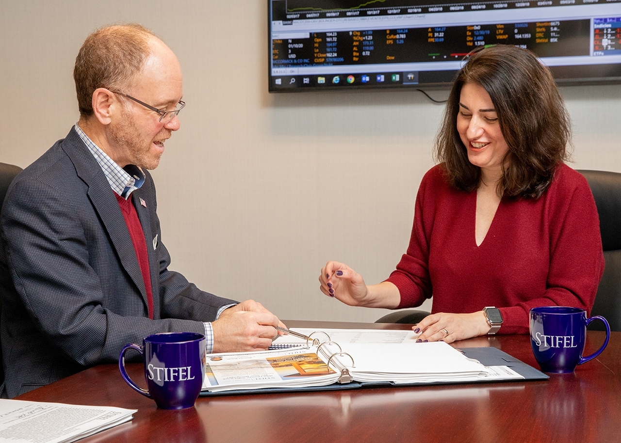 Scott Klein with client